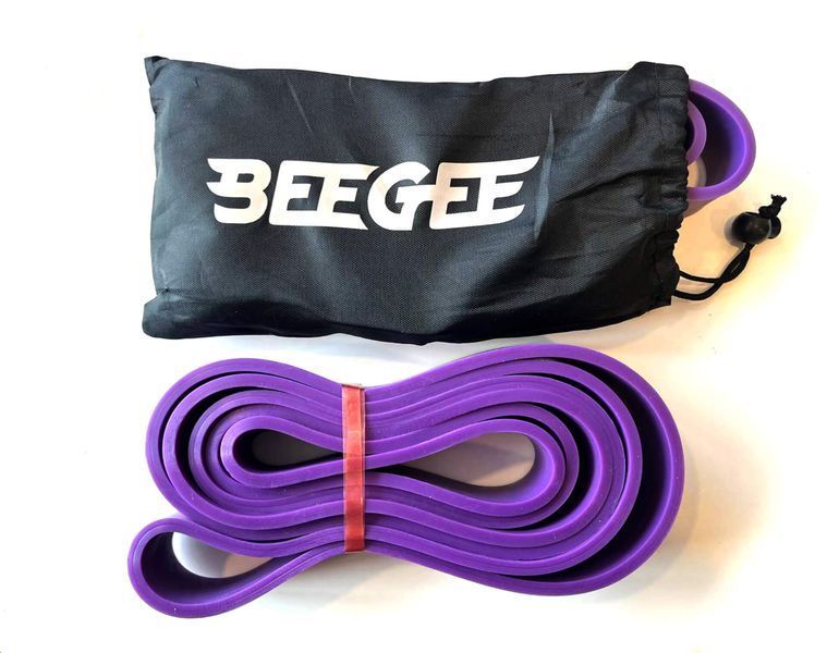 Гумова петля BeeGee для кроссфіт, фіолетова, 2080мм gpbg-violet фото