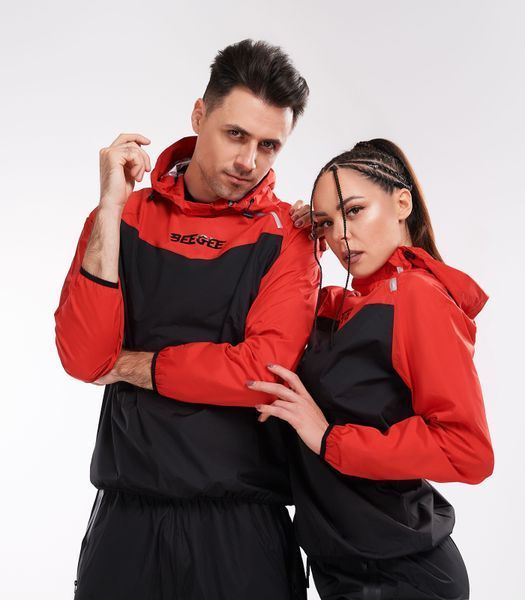 Костюм сауна для бігу Fire suit - MLB, червоний (M) fs-mlb-red фото